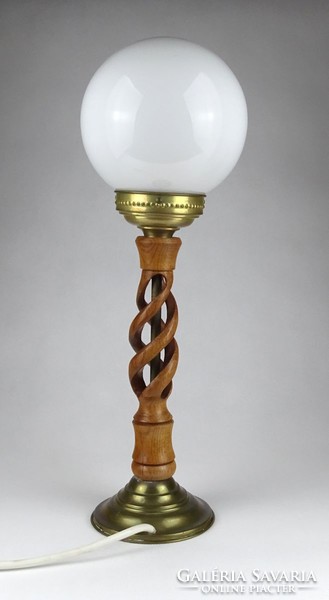 1I349 applied art designed retro copper lamp 46 cm