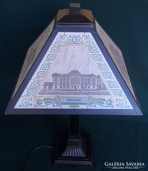 DT/048 - DECOBEX – RETRÓ, aranyozott, luxus asztali lámpa