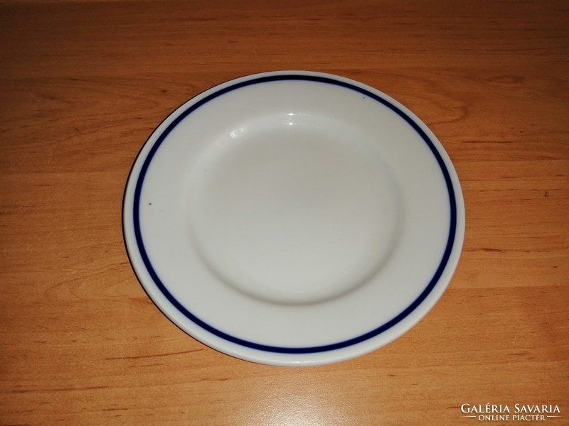 Zsolnay porcelain blue-edged small plate 18 cm (2p-1)