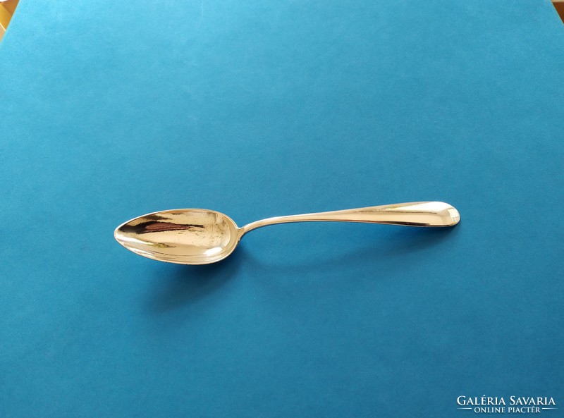 Antique 1856 Silver Soup Spoon # 5
