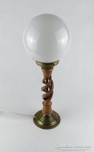 1I349 applied art designed retro copper lamp 46 cm
