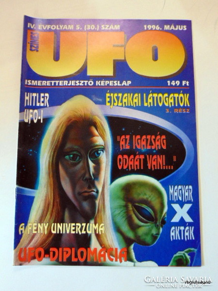 1996 május  /  színes UFO  /  Szülinapra eredeti újság :-) Ssz.:  20424
