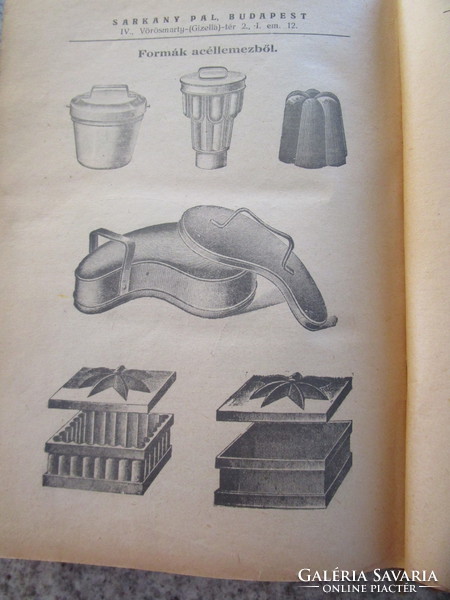 Antik cukrászati eszköz: puding forma