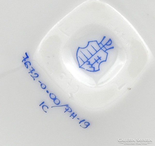 1I300 Herend mini porcelain ashtray 4.5 Cm