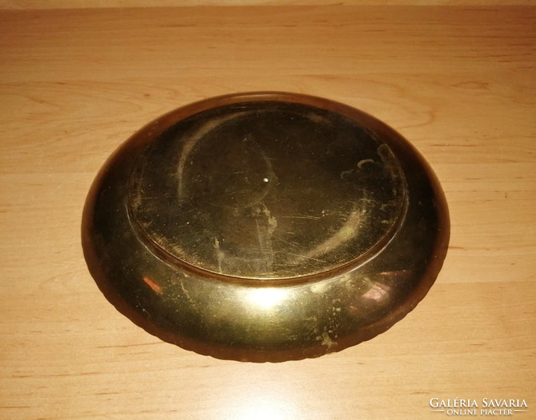 Oval copper centerpiece 18.5 * 22.5 cm (kv)