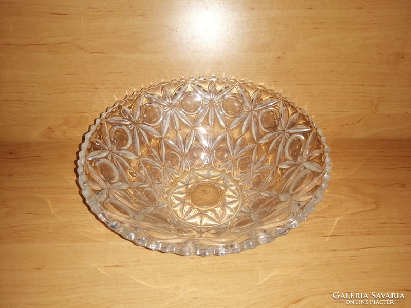 Retro glass table centerpiece 24 cm (b)