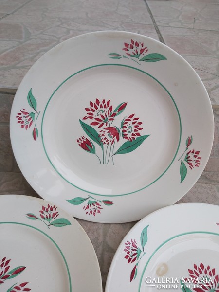 Retro Gránit virágos  mintás lapostányér  tányérok tányér nosztalgia falusi paraszti dekoráció