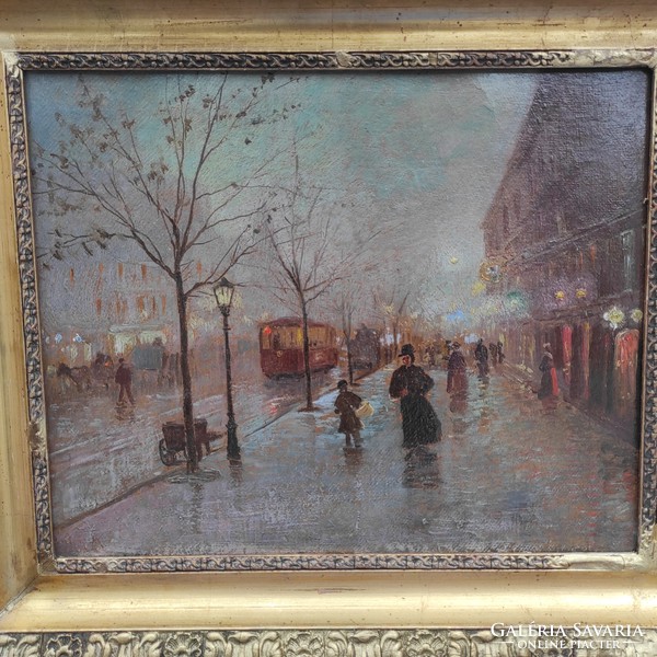 Párizsi utca, Antik festmény àrverésen is szerepelt