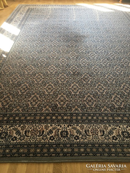 SOPRONI nagy méretű szürke gyapjú szőnyeg (3 m x 4 m)