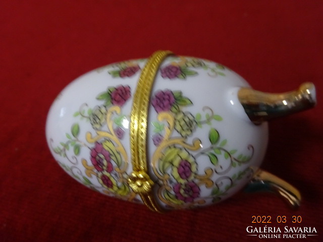 Faberge tojás, kínai porcelán, magassága 10 cm. Vanneki! Jókai.