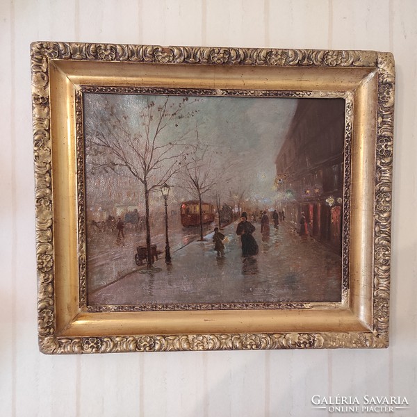 Párizsi utca, Antik festmény àrverésen is szerepelt