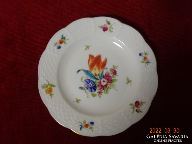 Herend porcelain antique small plate, 6 for sale, 1939 anniversary edition. He has! Jókai.