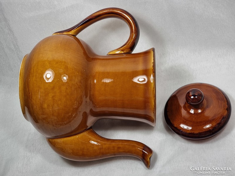 S 'clément france honey brown large teapot