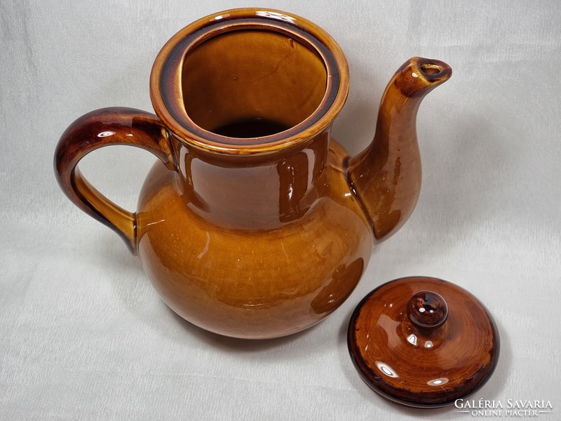 S 'clément france honey brown large teapot