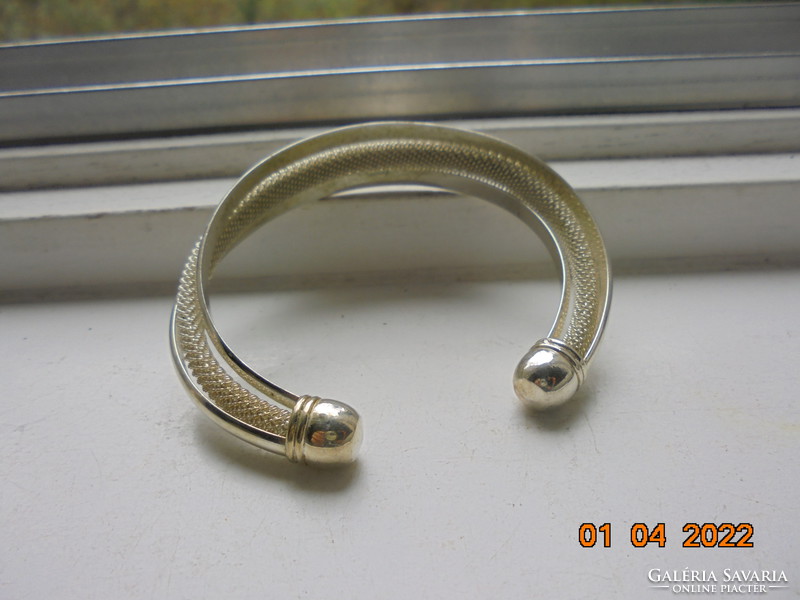 Silver plated bracelet for wedding