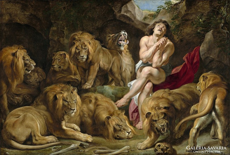 Rubens - Daniel in the Pile of Lions - reprint