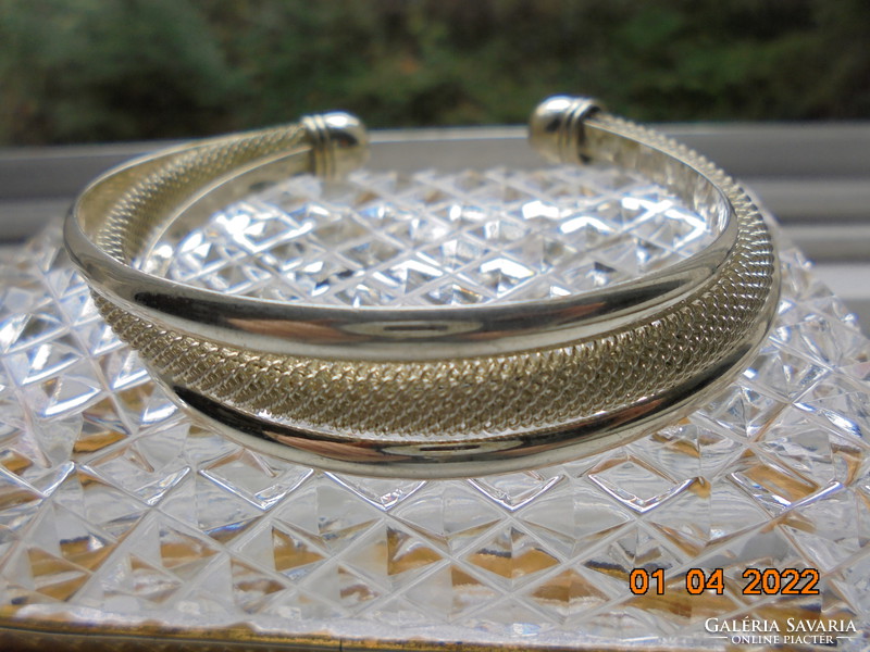 Silver plated bracelet for wedding