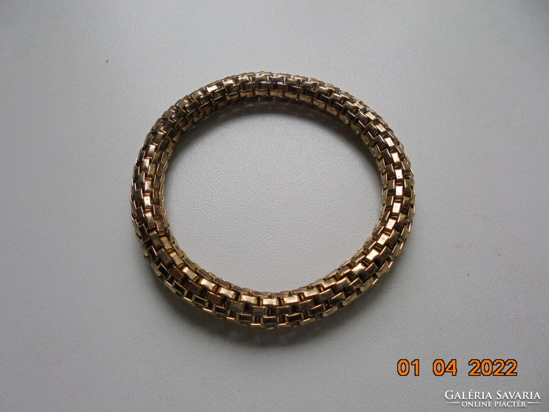 Gold-plated steel bracelet