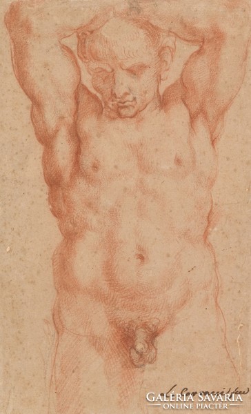 Carracci - men's drawing - reprint