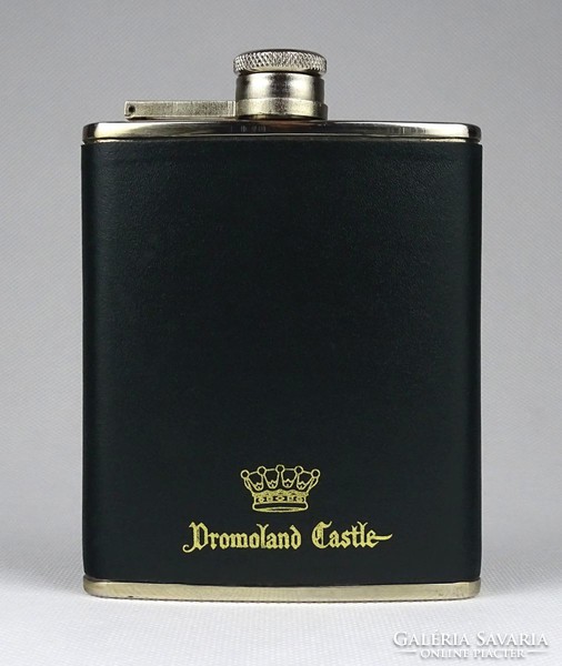 1I264 Fém Dromoland Castle pálinkás flaska