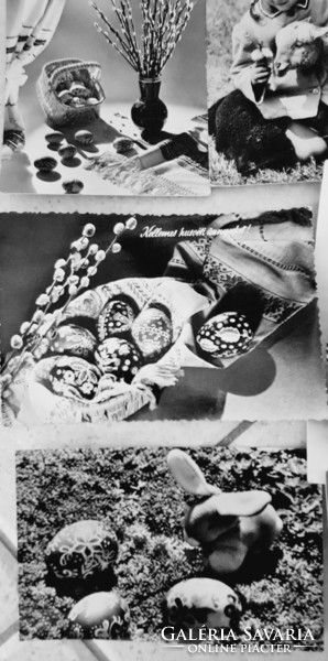 14db retro fekete-fehér képeslap üdvözlőlap csomag