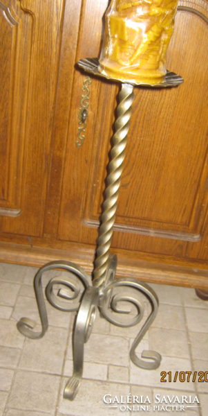 Iron giant candlestick
