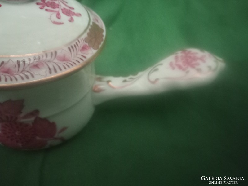 A very rare 1930s Herend pourpre patterned apponyi cream cup