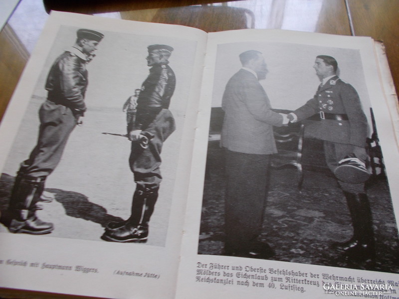 WW2,Luftwaffe pilota,Mölders und seine mánner,ritka könyv,1942.,232 old.