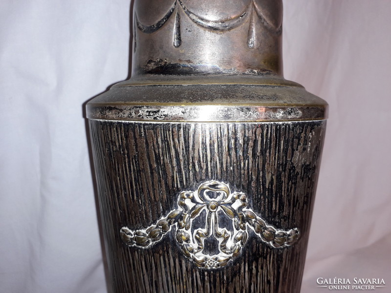 This is also rare! Antique argentor bronze vase marked original