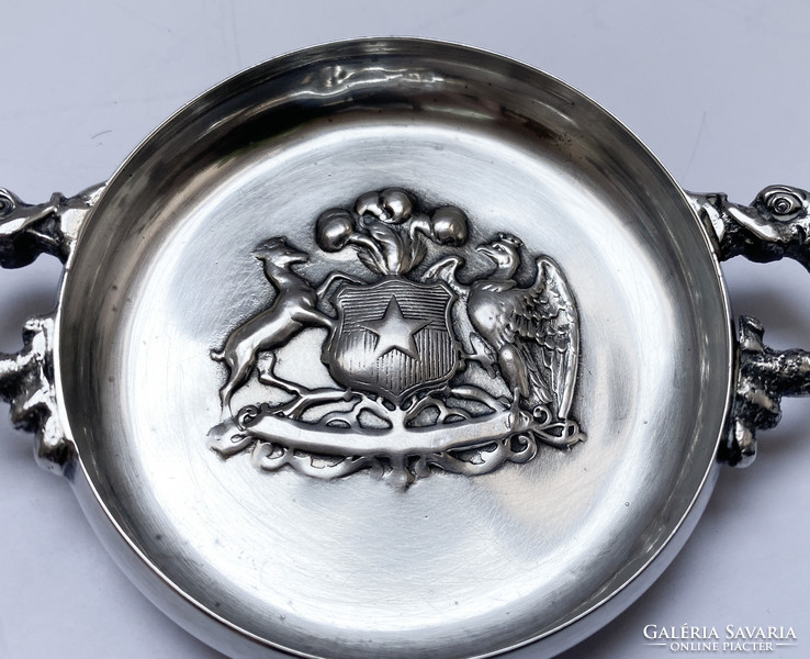 Chilean silver bowl.