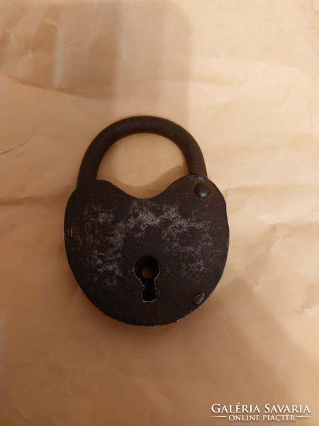 Old padlock without key.