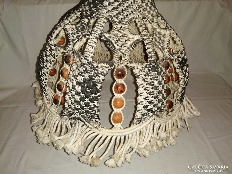 Retro macrame lampshade diameter 40 cm