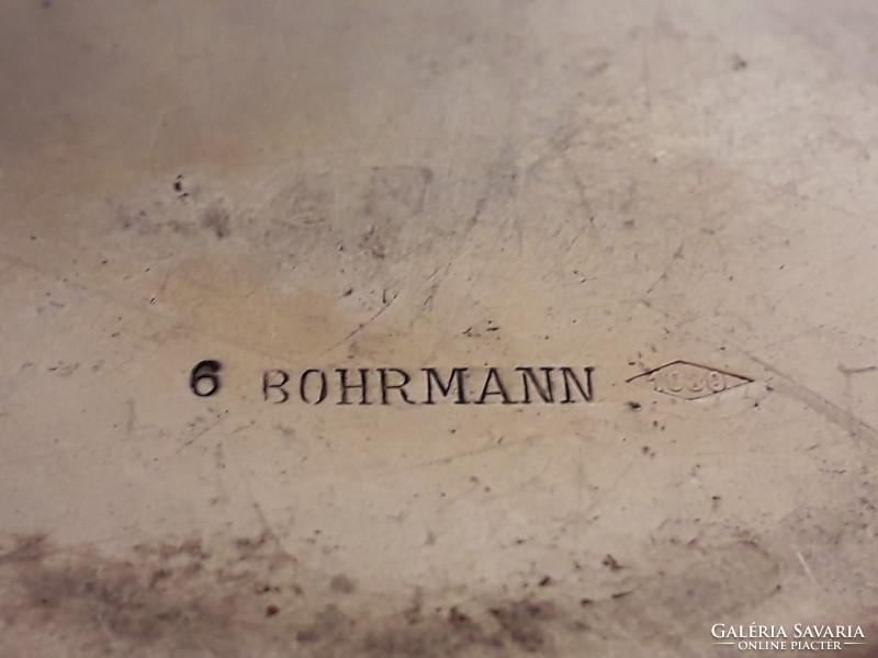 Jelzett fém Bohrmann csésze  pohár párban 1930 - ból