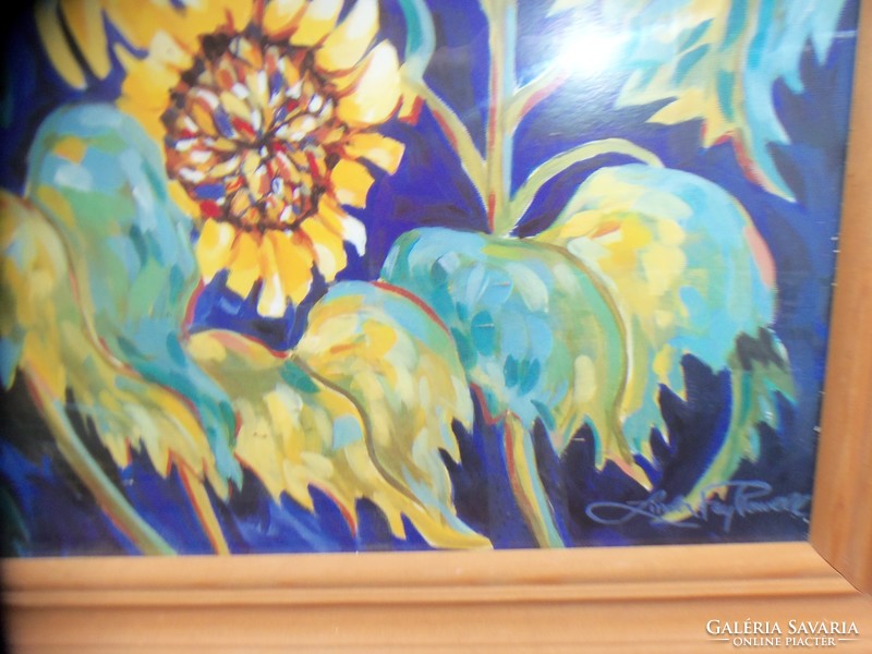 Amazing sunflowers watercolor