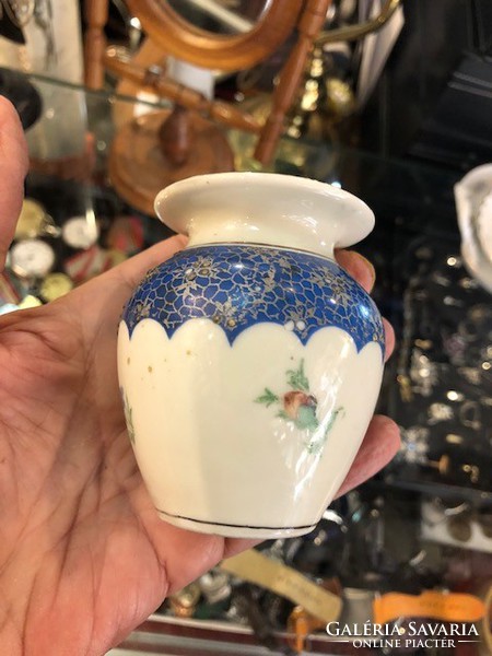 Bavaria, old German porcelain vase, 10 cm high