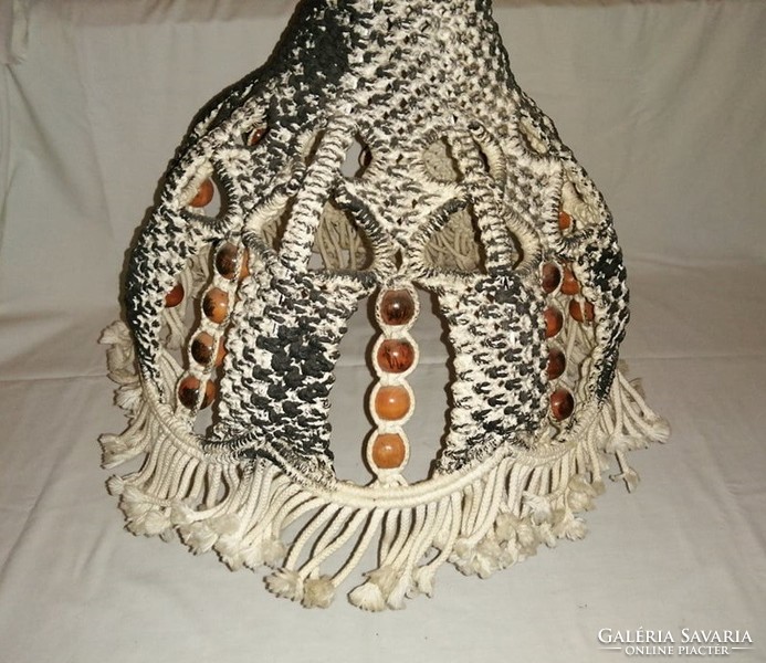 Retro macrame lampshade diameter 40 cm