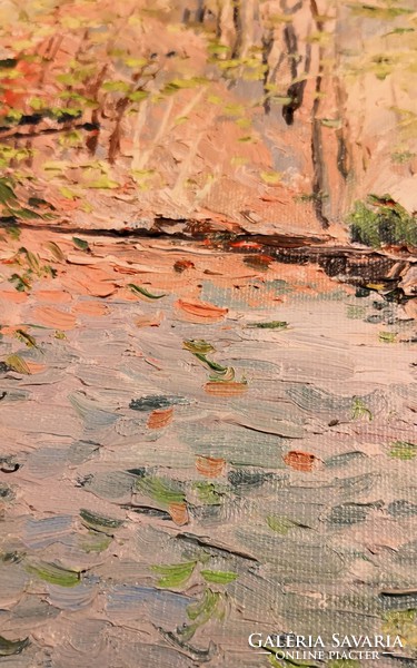 FK/180 - Lolita szignóval – Erdei patak című festménye