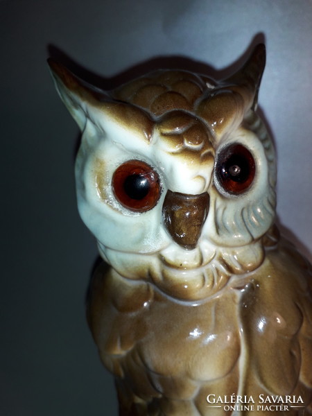 Antique porcelain owl with book perfume lamp fragrance lamp aroma lamp