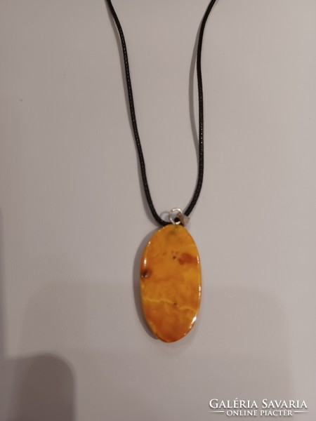 Original Baltic amber necklace, pendant