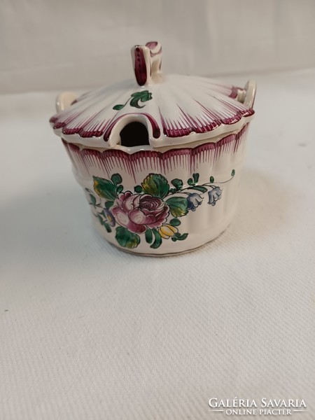 French porcelain sugar holder