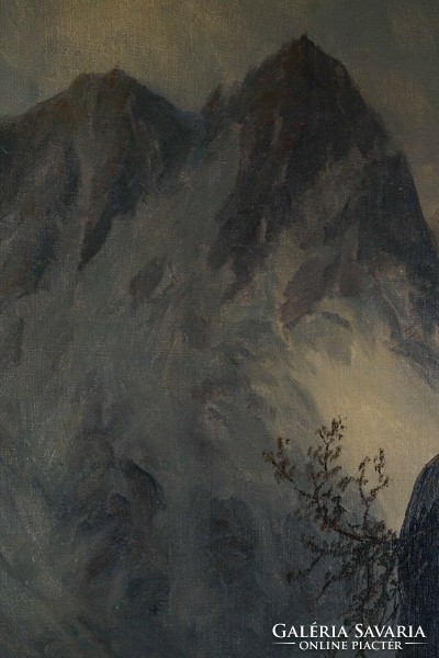 Friedrich WISTERNIGG (1911-1989), hegyi táj