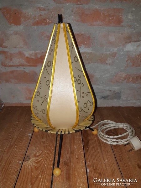 Walter viehweger yellow table lamp 1950s