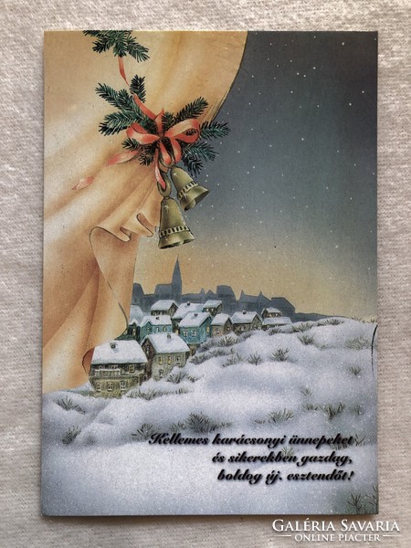 Postatiszta Karácsonyi képeslap