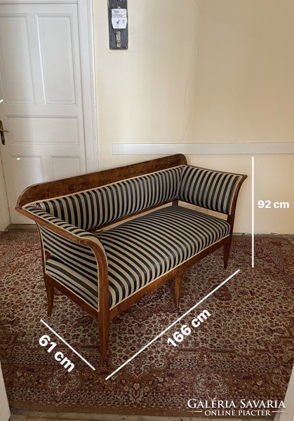 Original Biedermaier sofa and 6 chairs