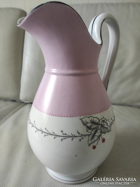 Huge antique beautiful porcelain jug, wine, wet! Art Nouveau