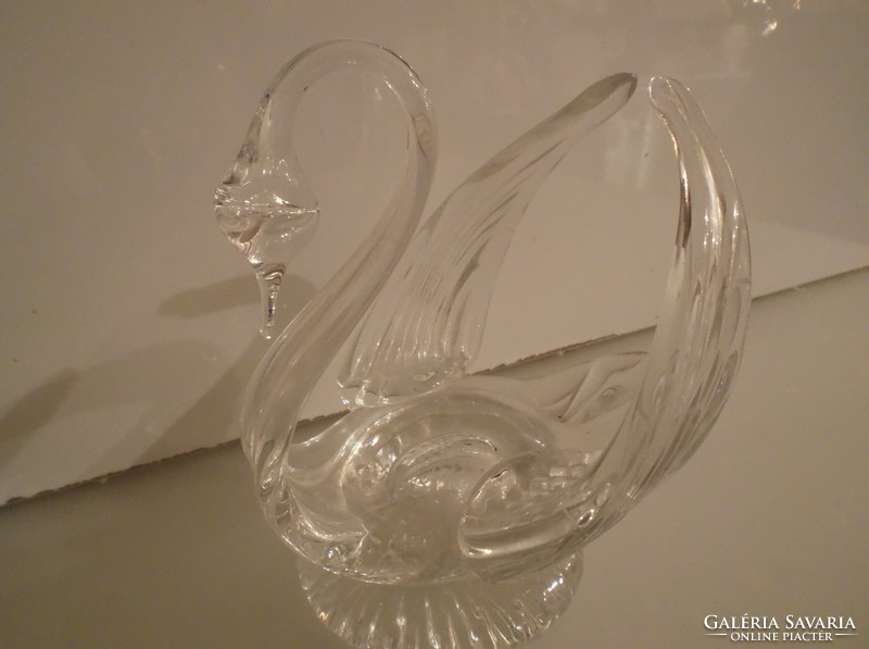 Seller - torn - swan-shaped - 12 x 10 x 10 cm - German - perfect