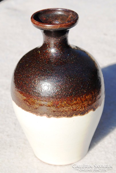Acting craftsman vase - 1980s with gallery label