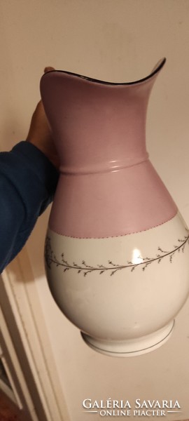 Huge antique beautiful porcelain jug, wine, wet! Art Nouveau