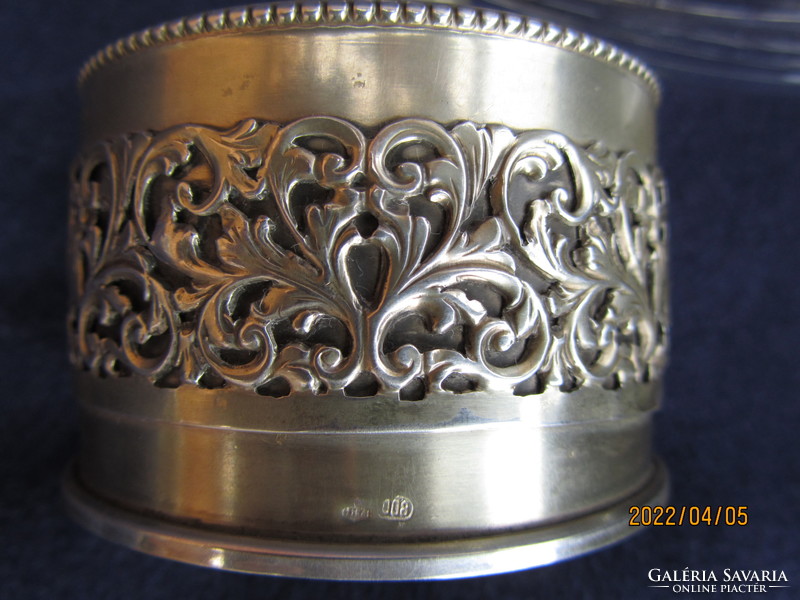 Silver cigarette cigar case