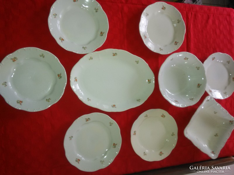 Zsolnay 100-year-old tableware for 6 people with shield